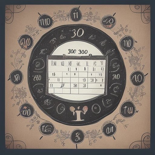Calendar with circled February 30th