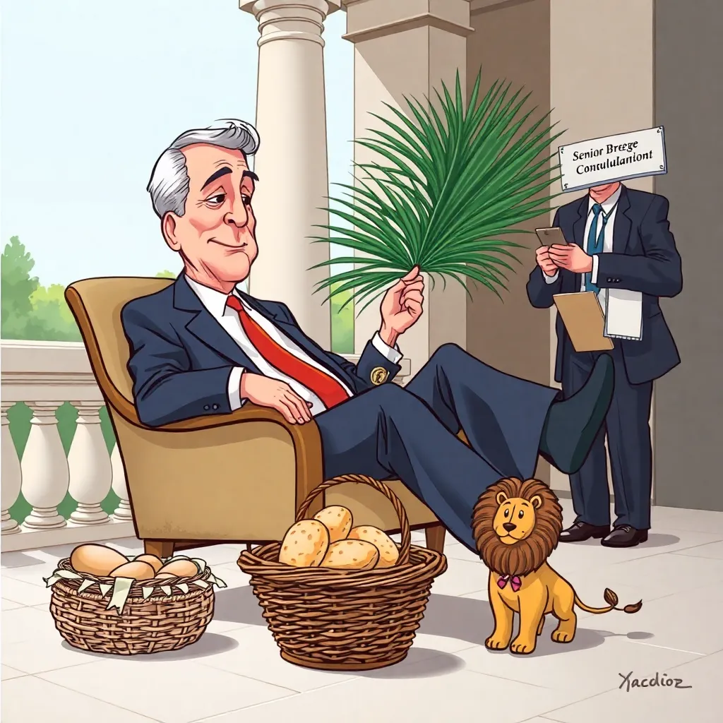 Senator Gaius Fuscus Maximus and his “Senior Breeze Consultant”