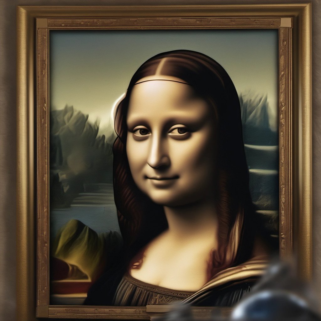 The Wibble's stolen Mona Lisa