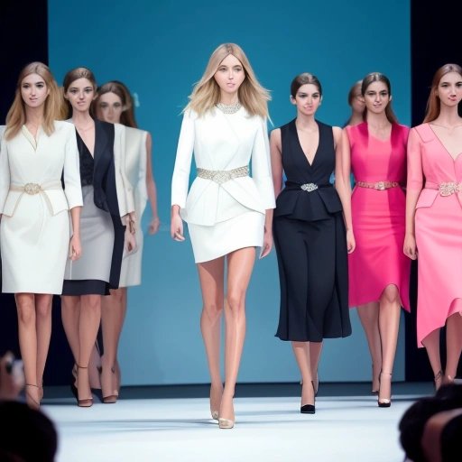 Omega-inspired fashion show