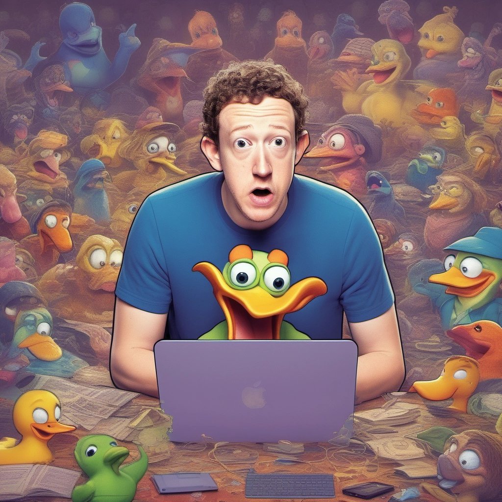Zuckerberg expressing his horror and confusion