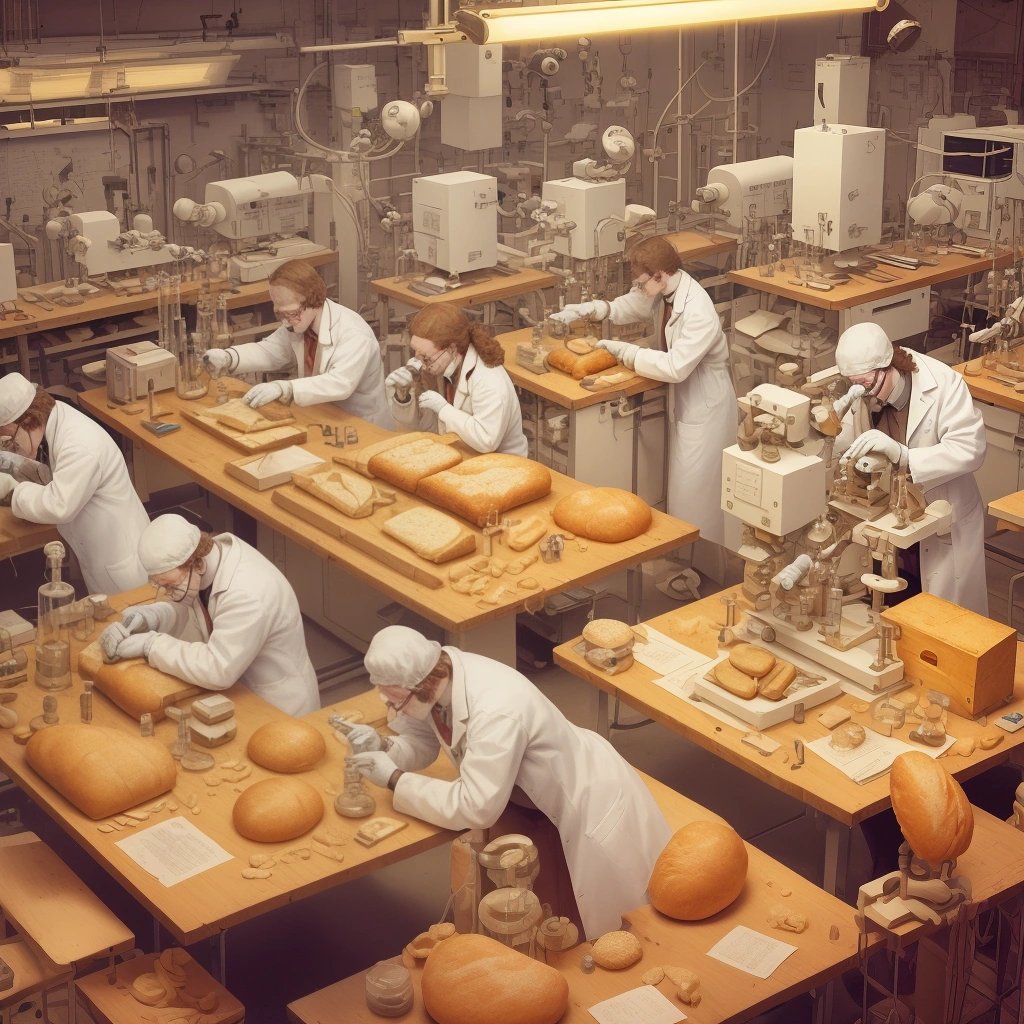 Scientists Studying Bread