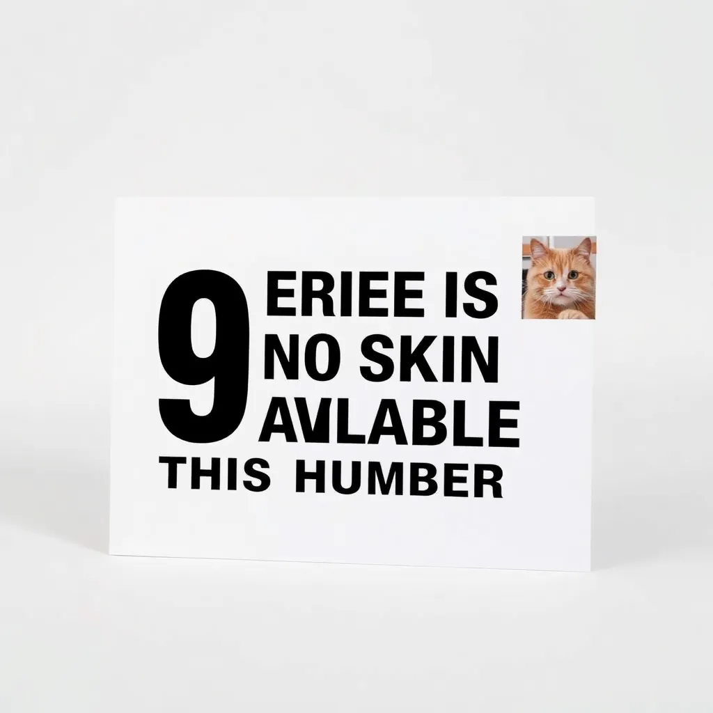 “There is no skin available for this number”