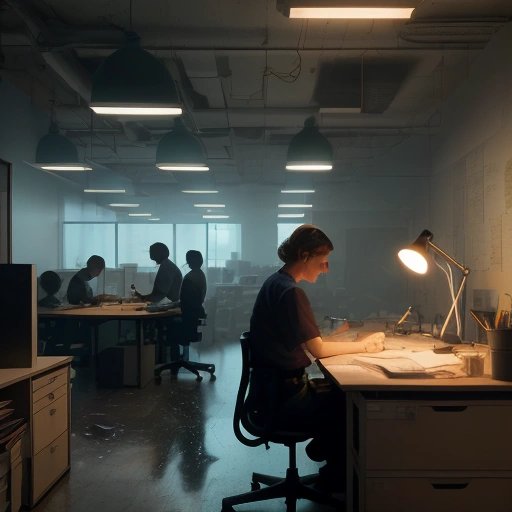 The late-night office scenario