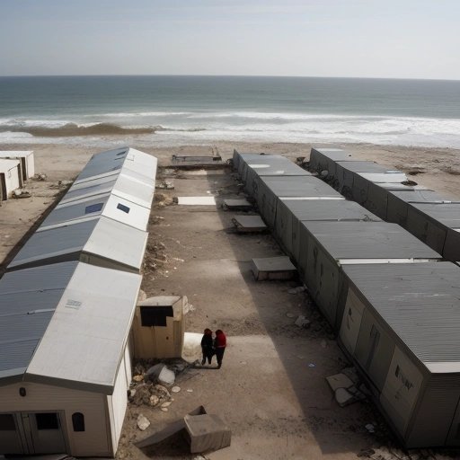 Emergency shelter along the American coastline