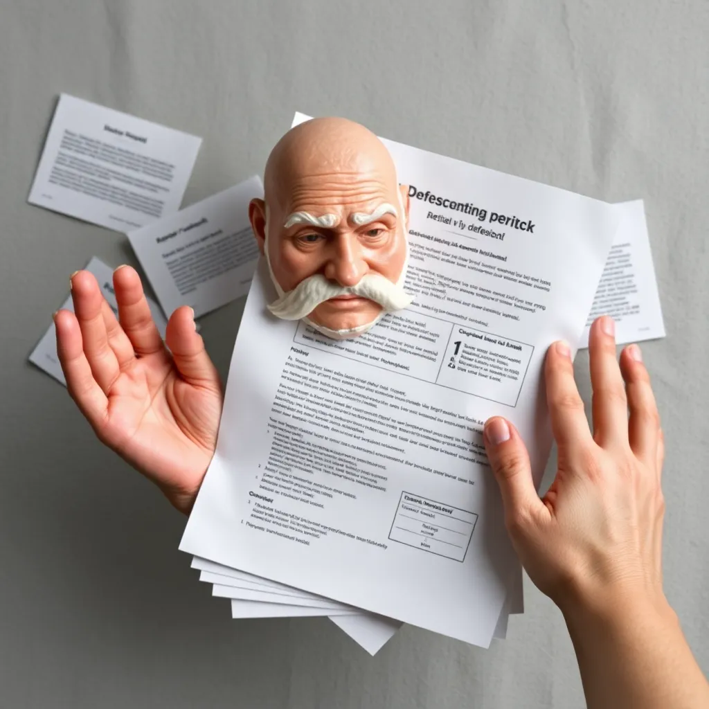 Судовий папір із фразою «компанії не існує»