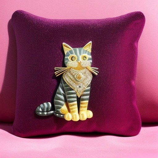 Diamond-encrusted cat toothbrush