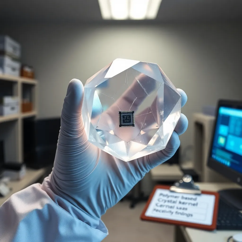 Polymer-based “crystal kernel” powering the NMS