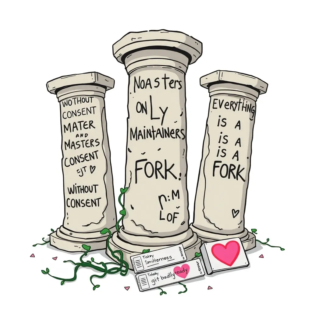 The three foundational principles as anarchic “pillars”