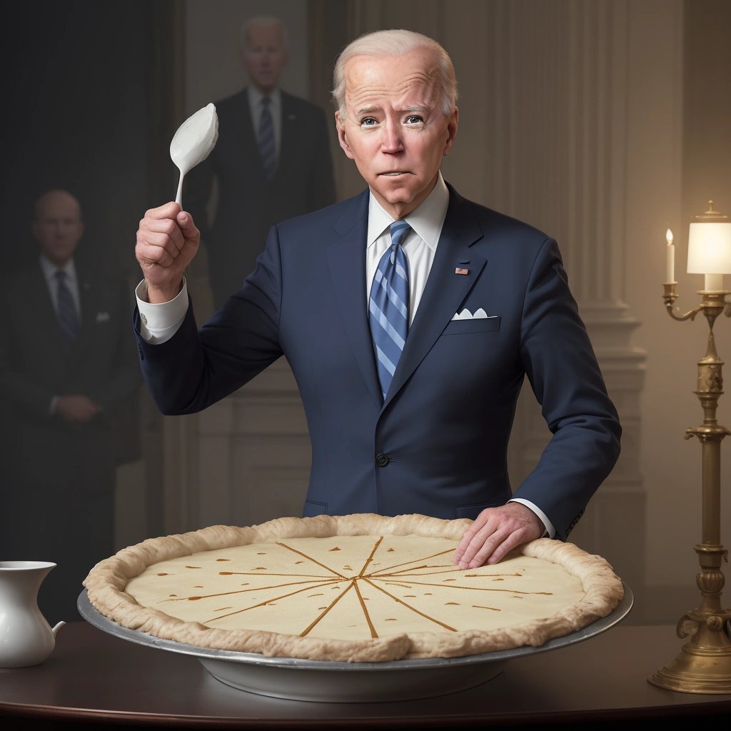 Biden with Blueprints