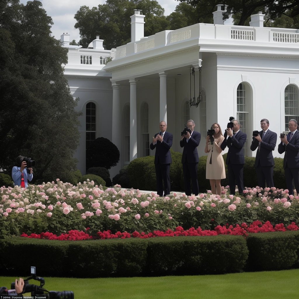 Press conference with furry president and Mr. Ed