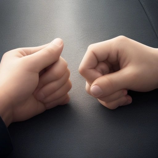 Theoretical physicists playing rock-paper-scissors to start their fight