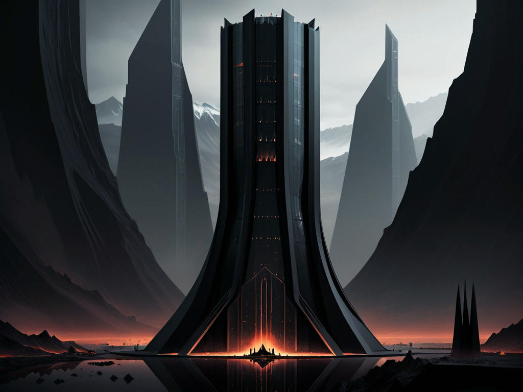 Modernist Mordor headquarters