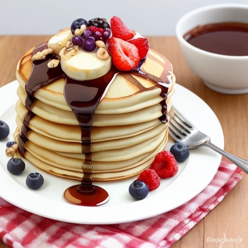 Delicious pancake toppings