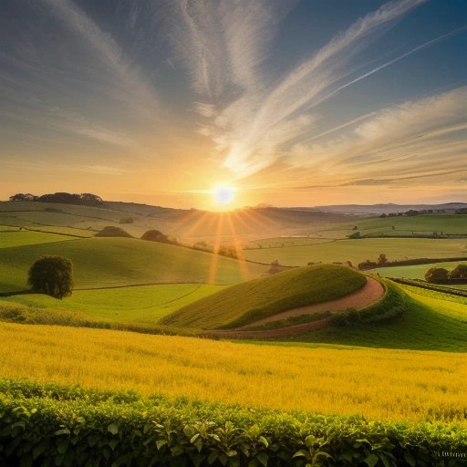 Shire potato field