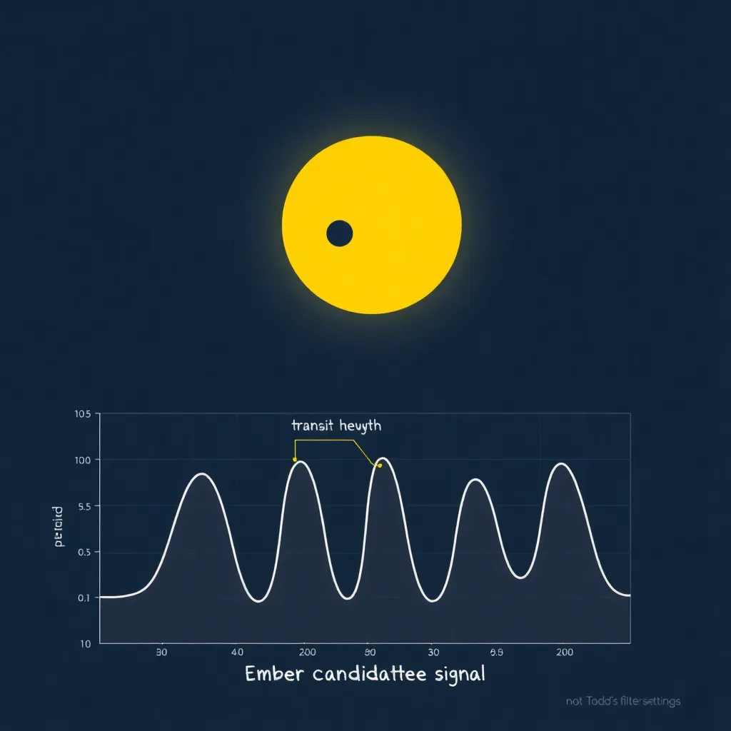“The dip in starlight” visualized