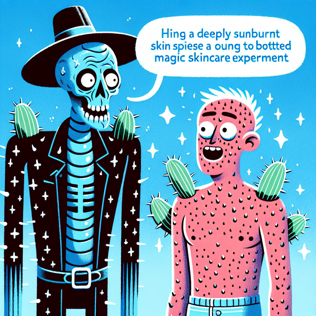 Skeletor and the unsuspecting surfer
