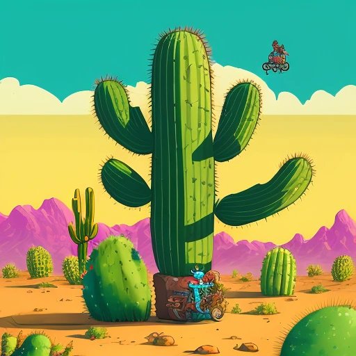 Cactus Jockey game art