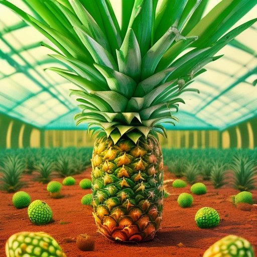 Secret underground pineapple farm