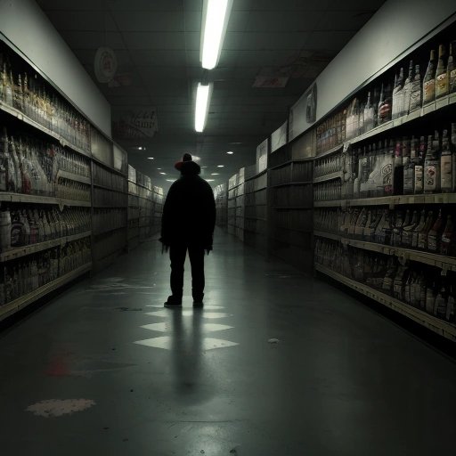 Terrified costumer looking at Crazy Clown Town beer