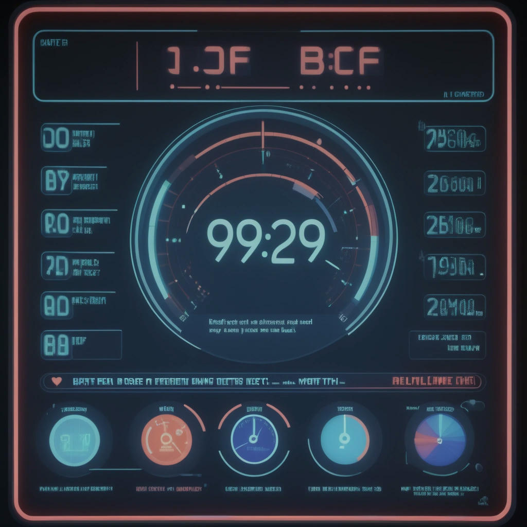 The Bam-O-Meter display screen, showing various emotional statistics.