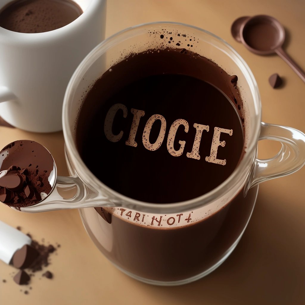Magnifying glass revealing hidden messages in Ovaltine