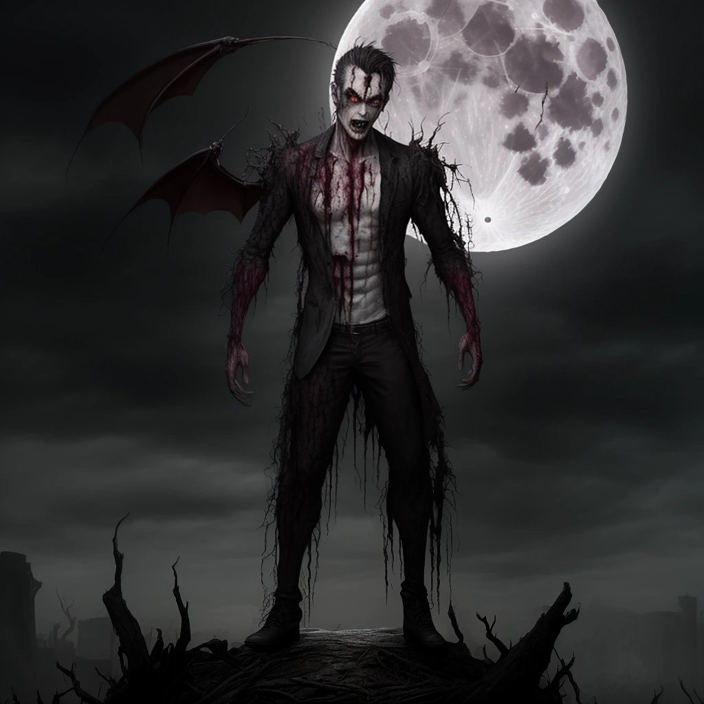 Vampire-Zombie hybrid creature