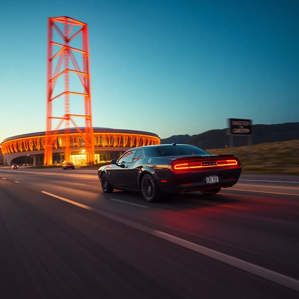 Leader exits at high speed to “outrun a missile”