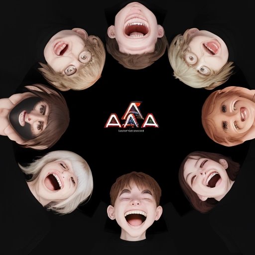 AAAAA members laughing and clinking glasses