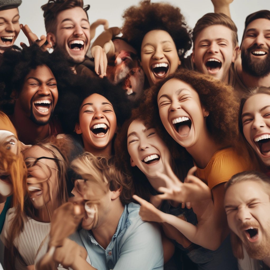 People laughing together