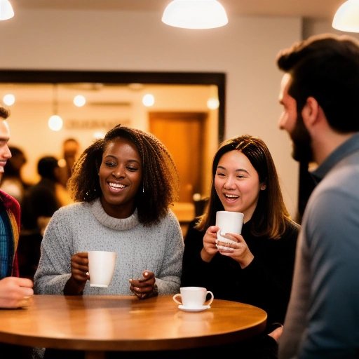 Coffee and tea drinkers reacting to the discovery of hot chocolate