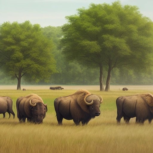 Buffalo herd in Buffalo, NY