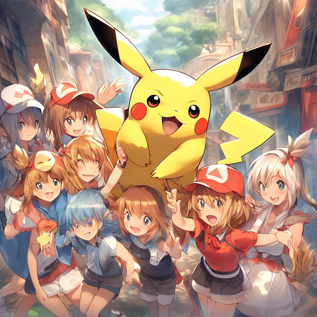 Pikachu and friends' adventure celebration