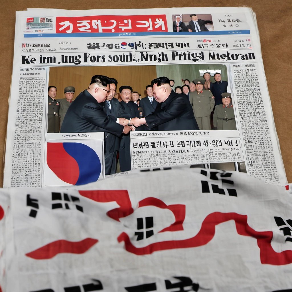 Newspaper Headline: Kim Jong-un Runs for South Korean Presidency