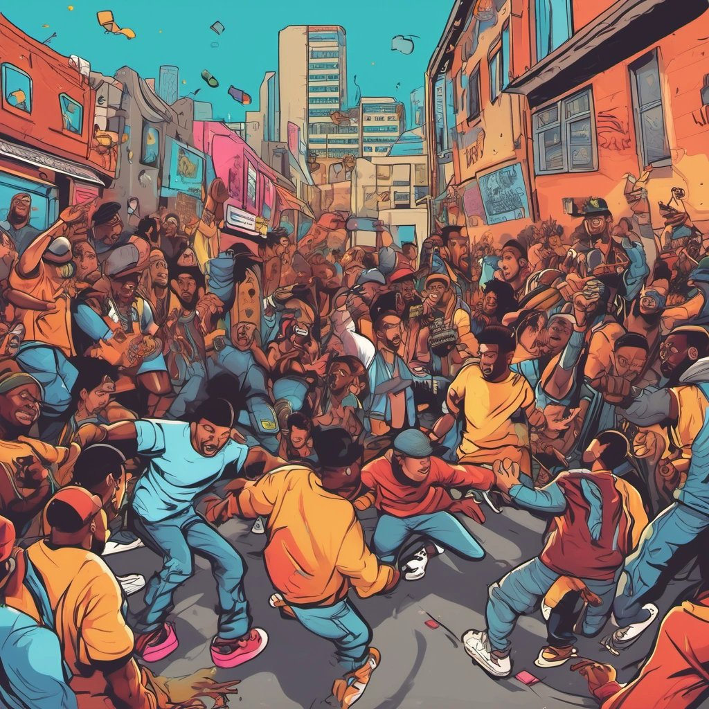 Hip Hop street scene