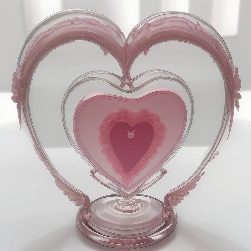 Heart-shaped angel glass smartphone marketplace