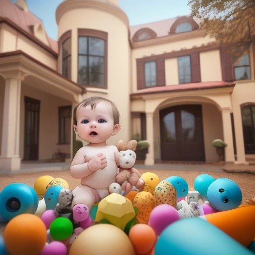 Baby born into privilege