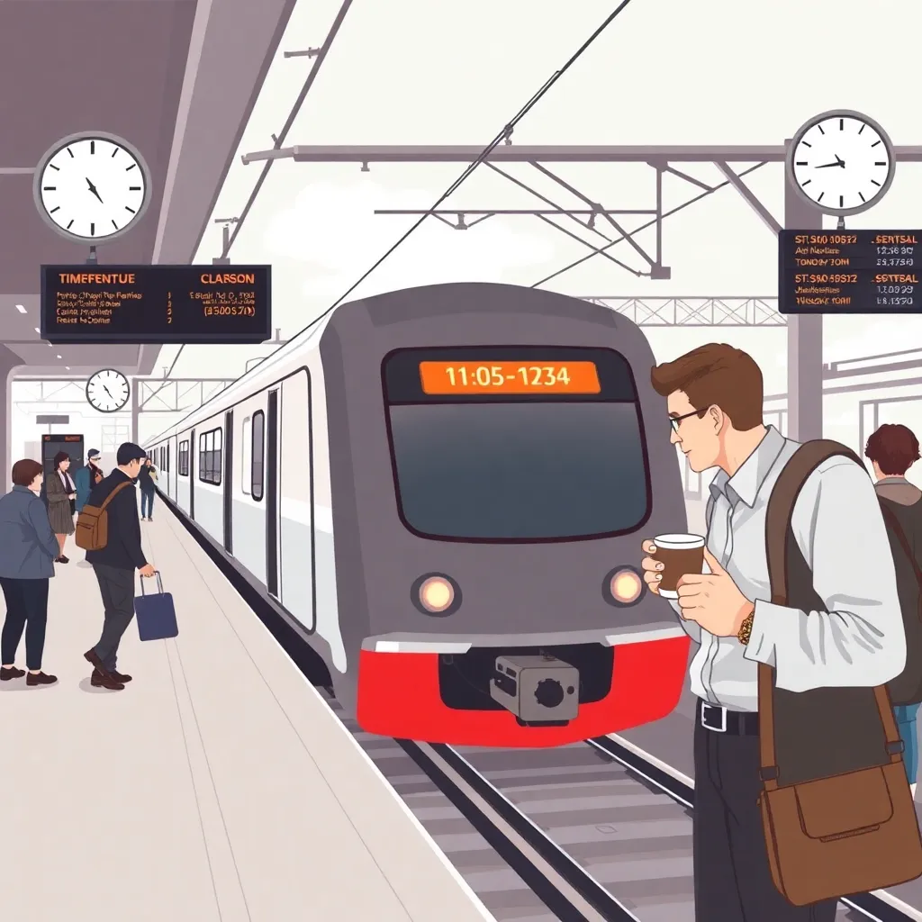 Train That Arrives in the Same Week It’s Scheduled