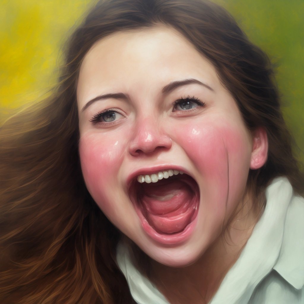 Emily's shocked face