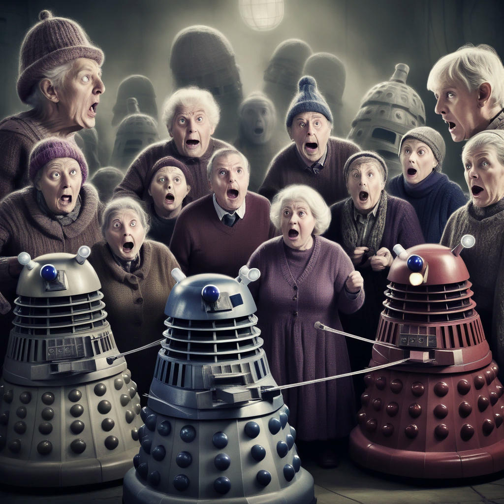 Daleks Invade Knitting Circle