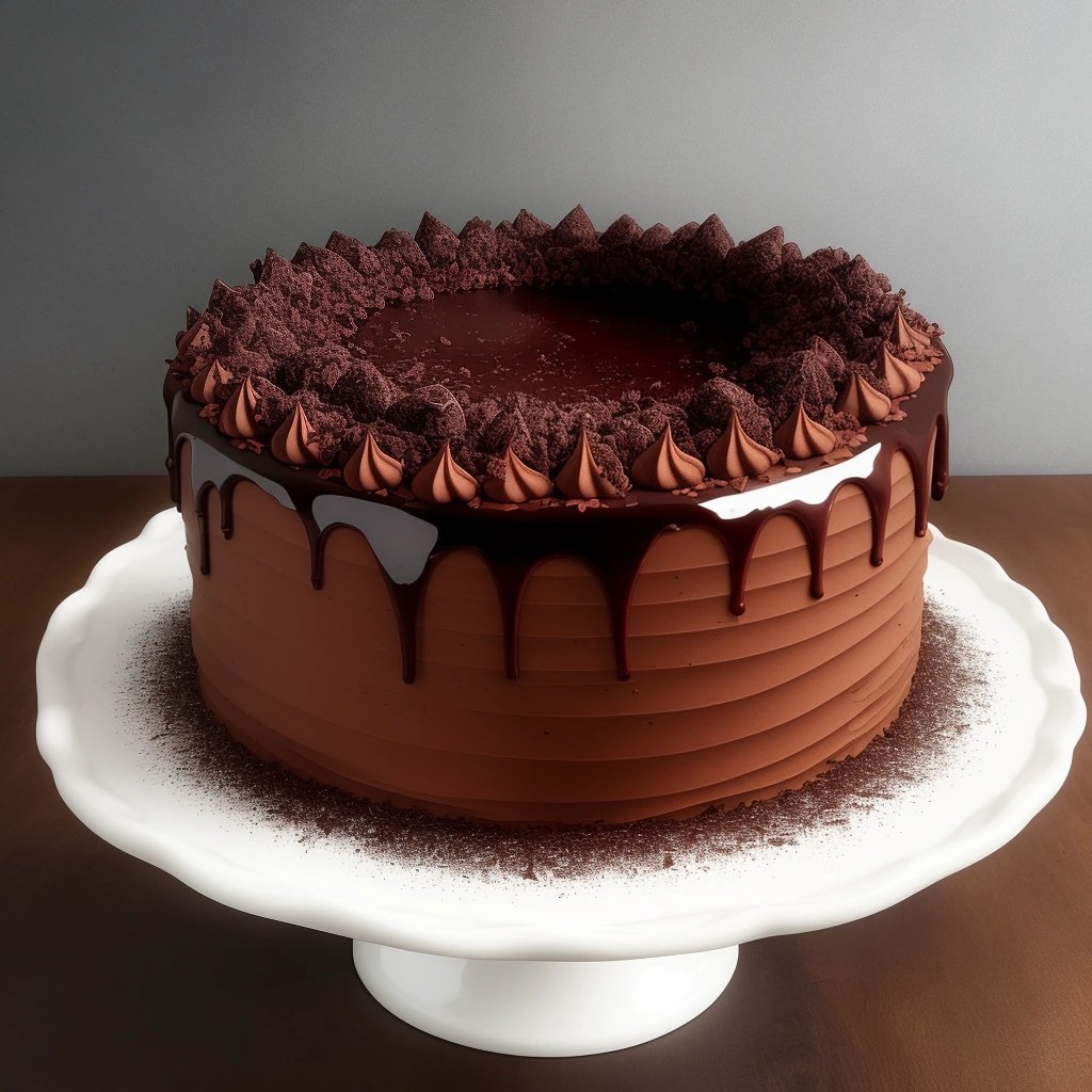 Decadent chocolate cake