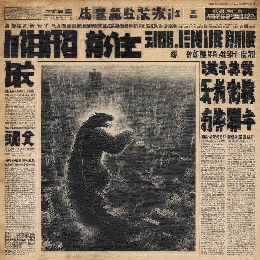 Newspaper headline