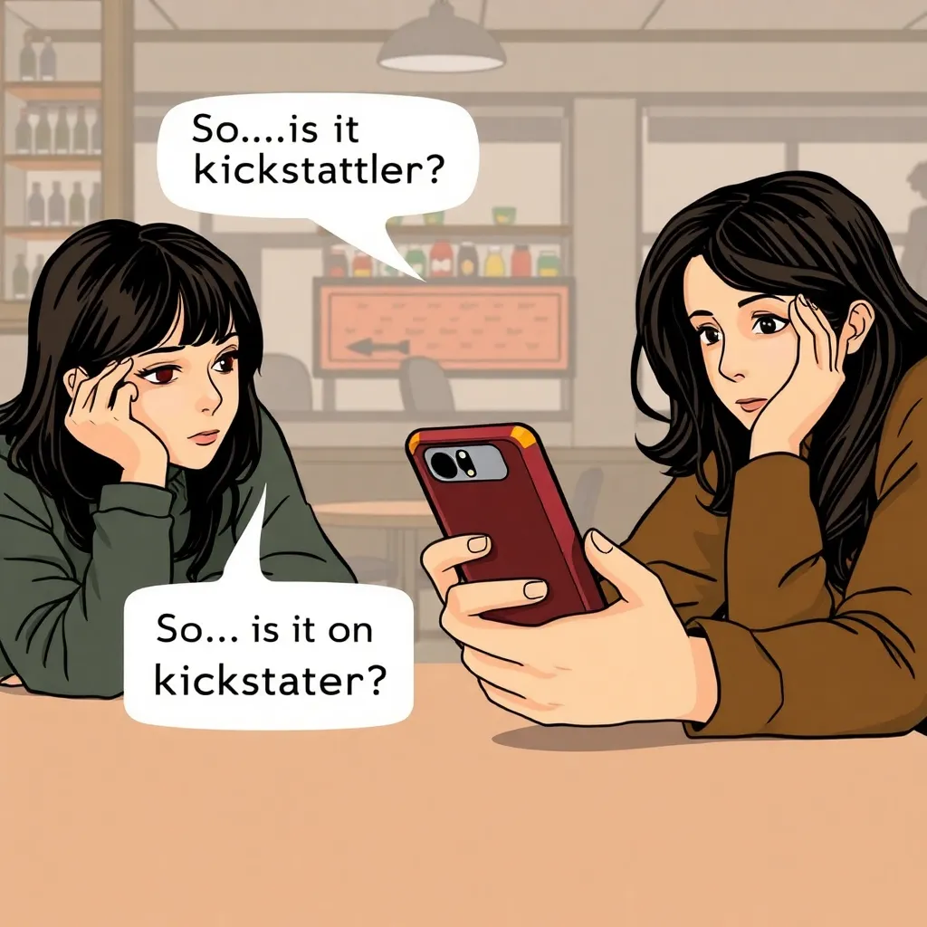 The social cost: “Is it on Kickstarter?”
