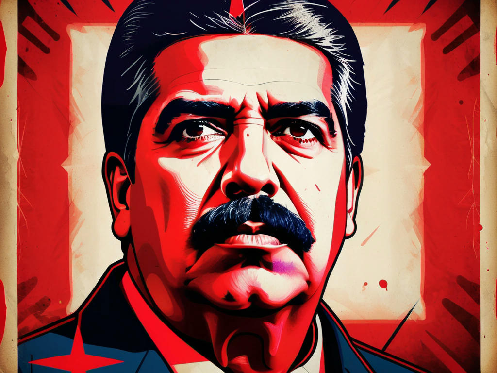 Maduro with a red X