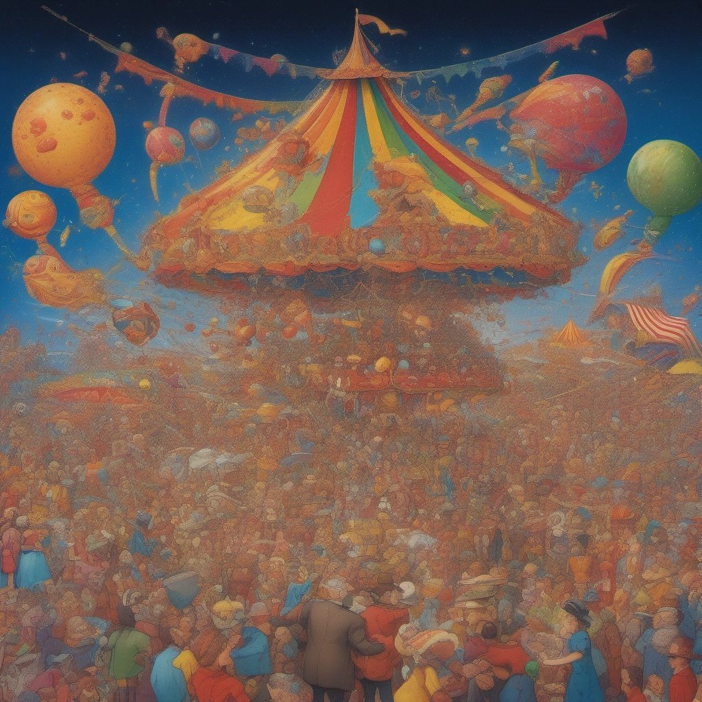 Cosmic ray at a Carnival