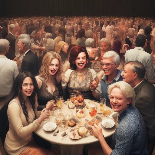 People enjoying a social gathering