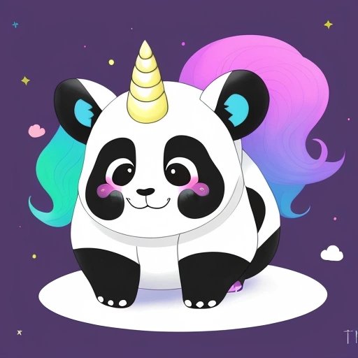 Smiling Pandacorn