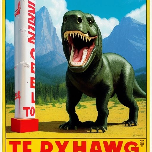 T. rex gum advertisement