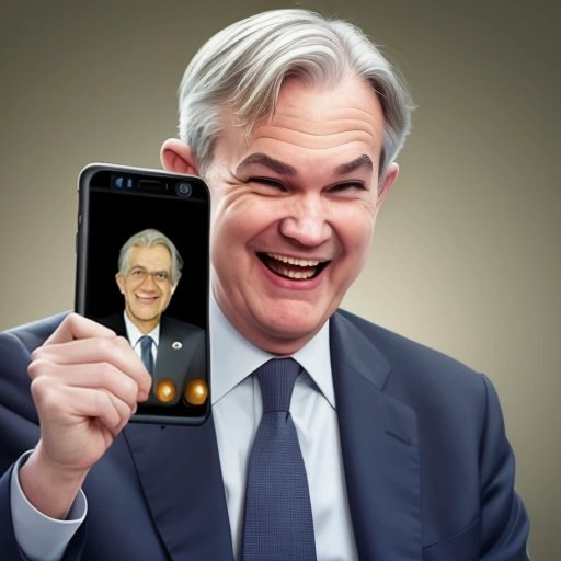 Person laughing at a Powell meme