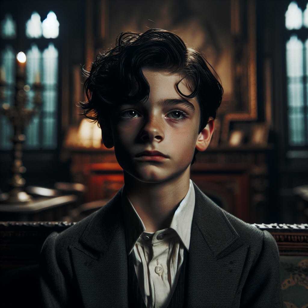 A young Bruce Wayne, unaware of the future that awaits him